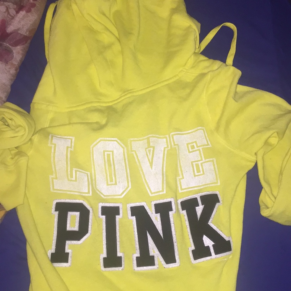 Pink hoodie